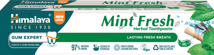 Actual product image Himalaya Herbals Herbal Toothpaste Herbal Toothpaste Is Mint Fresh Teeth 75Ml (75 ml)
