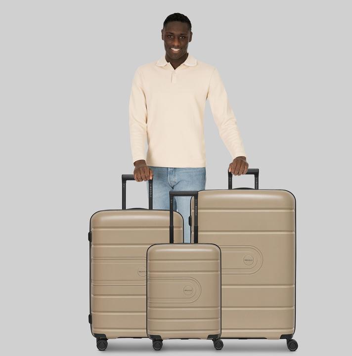 Actual product image Redolz Essentials 11 4 Rollen Kofferset 3-teilig mit Dehnfalte (240 l)