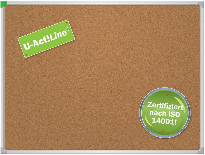 Image du produit Franken Tableau d'affichage U-Act!Line 60 cm x 80 cm, brun (Tableau noir, 80 x 60 cm)