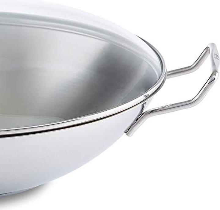 Produktbild Fissler 006-823-35-001/0 Pfanne Wok-/Bratpfanne Rund (Wok Pfanne, Edelstahl, 36 x 9.50 cm)