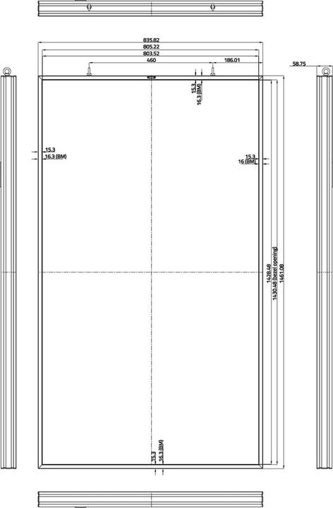 Actual product image Hisense Semi-Outdoor Display 65WF45H (1920 x 1080 pixels, 65")