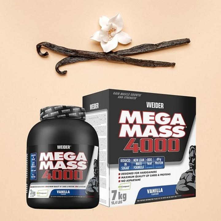 Immagine prodotto Weider Mega Mass 4000 (Vaniglia, 1 x, 3000 g)
