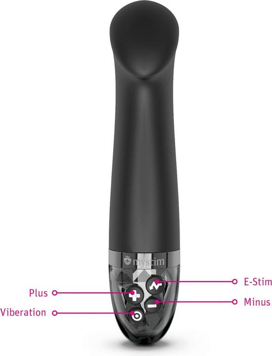 Produktbild Mystim Right on Ron eStim Vibrator Black