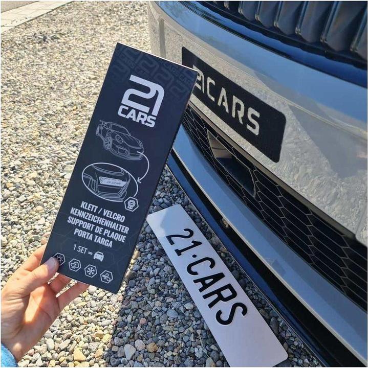 Produktbild 21cars Klett Wechselschild (Front + Heck, Langformat)