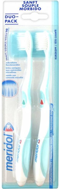 Actual product image Meridol Soft Toothbrushes for Sensitive Gums (Soft, 2x)