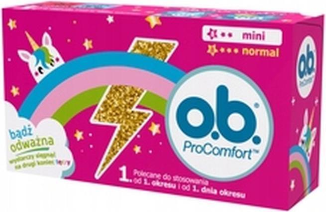Immagine prodotto o.b. Tamponi Procomfort Mini e Normali (16x, Mini, Normale)