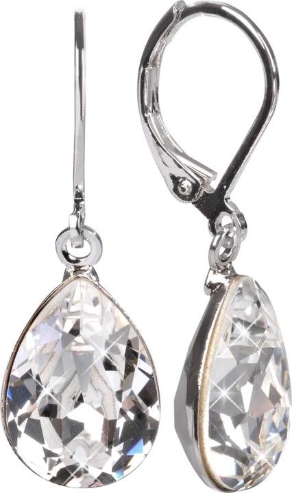 Levien Boucles d'oreilles élégantes avec cristaux Pear Crystal (L)