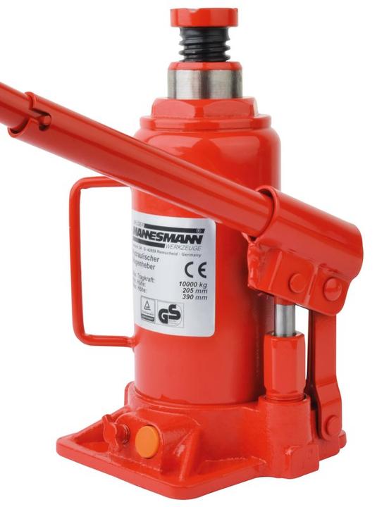 Image du produit Mannesmann Cric hydraulique, capacité de charge : 10t avec dispositif de sécurité