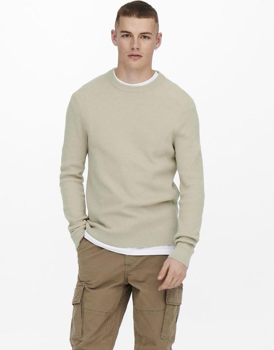 Produktbild Only & Sons Strukturstrick Strickpullover (XS)