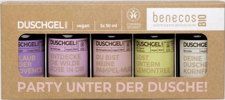 Produktbild Benecos Geschenkset Mini Duschgel Party unter der Dusche (50 ml)