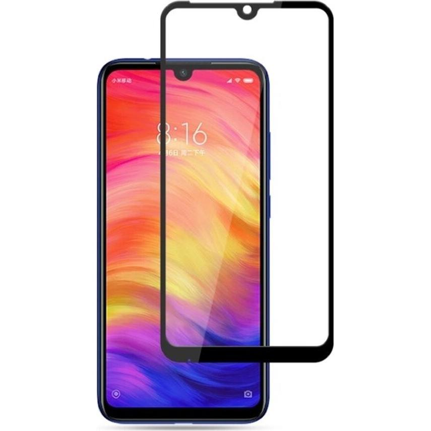 Protectorking 1x echtes Tempered 9H Panzerhartglas 3D KLAR (1 Stück, Xiaomi Redmi Note 7), Smartphone Schutzfolie