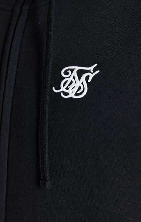 Immagine prodotto Siksilk Felpa con cappuccio Nero Essential Zip Through Funnel Hoodie (XXL)