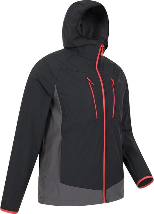 Actual product image Mountain Warehouse Mens Ambit Lightweight Soft Shell Jacket (XXS)