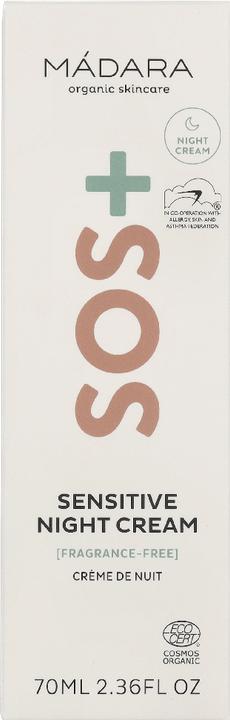 Produktbild Madara MÃDARA - Night cream SOS+ ( Sensitiv e Night Cream) 70 ml (Körpercreme, 70 ml)