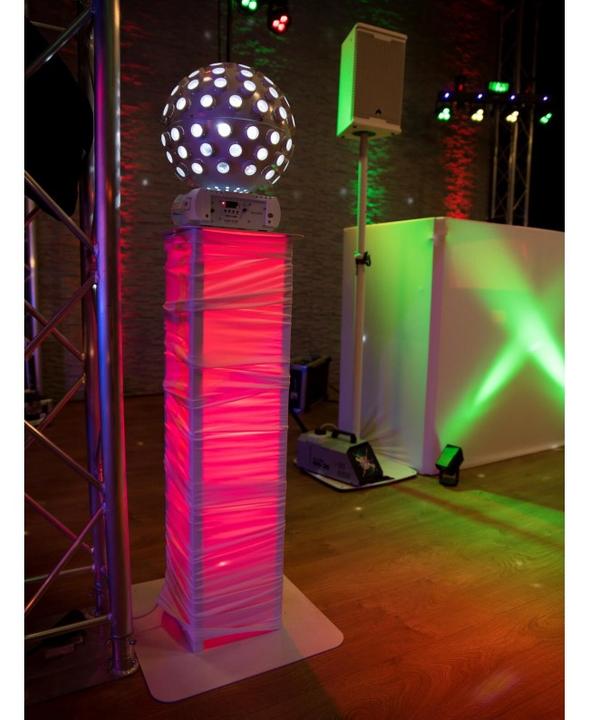 Actual product image Eurolite 2x Stage Stand variable incl. cover and bag, white