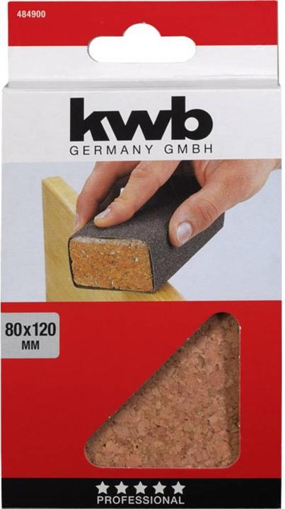 Actual product image kwb Hand sanding block (120)
