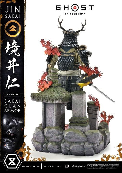 Actual product image Prime 1 Studio Ghost of Tsushima statuette 1/4 Sakai Clan Armor 60 cm