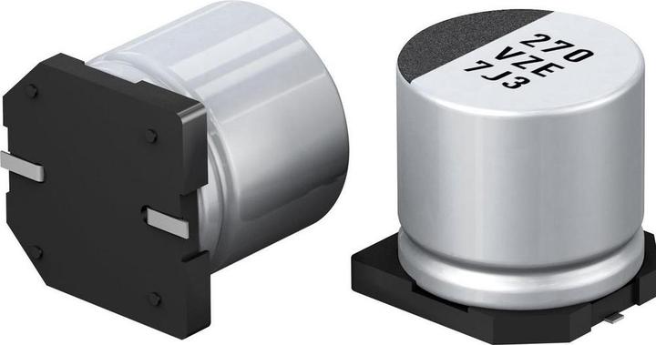 Actual product image Panasonic Electrolytic capacitor, V-HB, 4.7uF, 25V, 20%