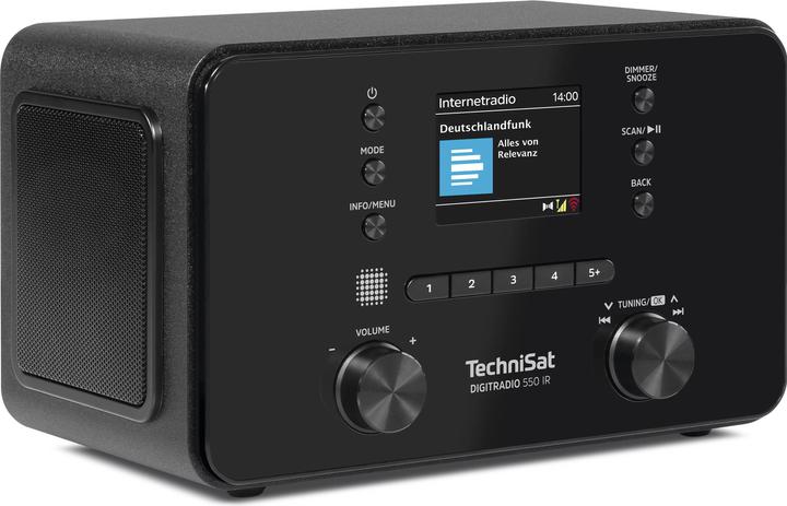 Produktbild TechniSat DiditRadio 550 IR weiss (DAB+, FM, Bluetooth, WLAN)