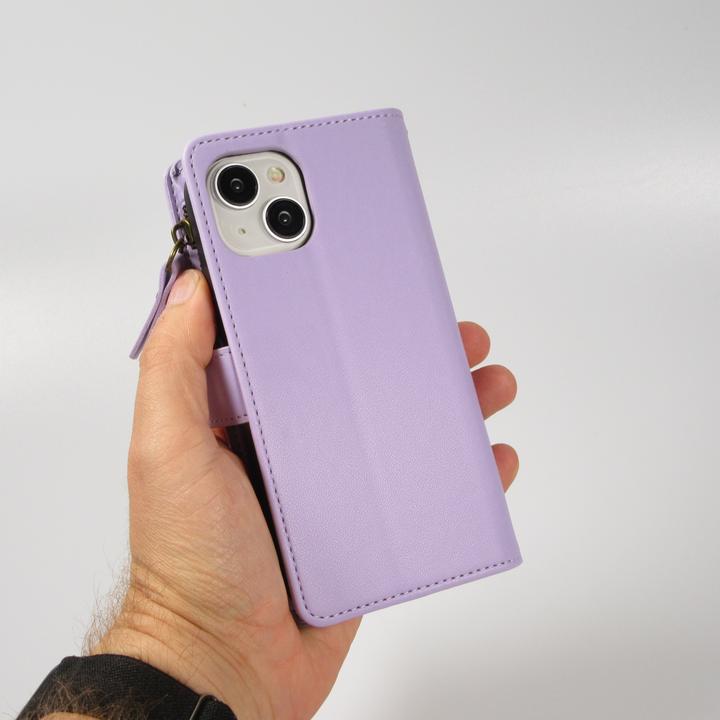 Produktbild PhoneLook Hülle Brieftaschen-Hülle luxuriös und raffiniert mit Magnet Verschluss & Münz- und Kartenfach (Apple iPhone 15)