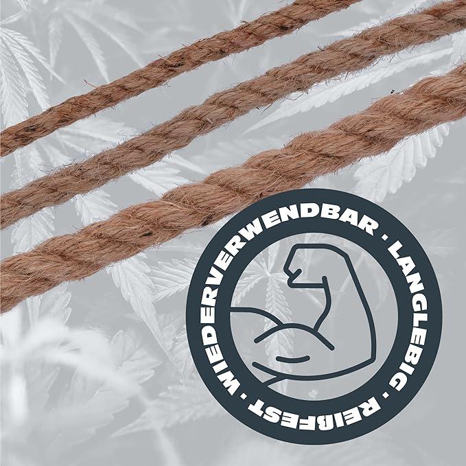 Actual product image Helpmate Hanfseil, 8 mm, 50 m (50 m)