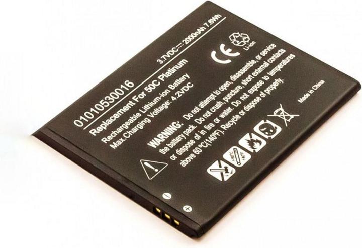 Image du produit AGI Batterie compatible avec Archos 50C Platinum - Batterie - 2.000 mAh