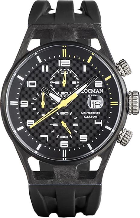 Produktbild Locman Herrenuhr "Montecristo Carbon Ref. 0545" (Chronograph)