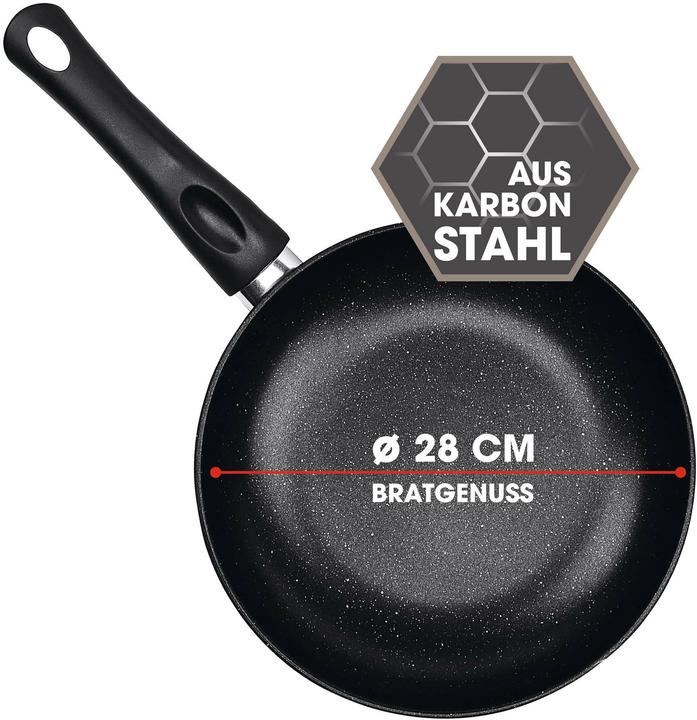 Actual product image Bratmaxx Frying pan (28 cm, Frying pan, Carbon steel)