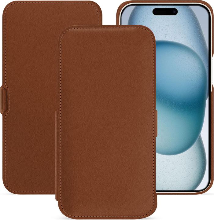 Actual product image Noreve Horizontal leather flap shell (Apple iPhone 15)