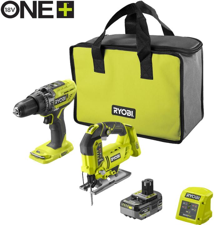 Ryobi Akku-Kombo-Kit 2er R18CK3PJ-1 x 40S