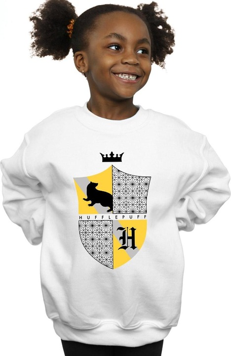 Immagine prodotto Hufflepuff Shield Felpa Ragazze (128)