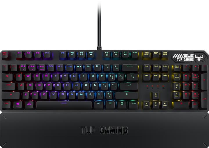 Actual product image ASUS TUF K3 Kailh Raudona (90MP01Q0-BKDA00) (DE, Cable)