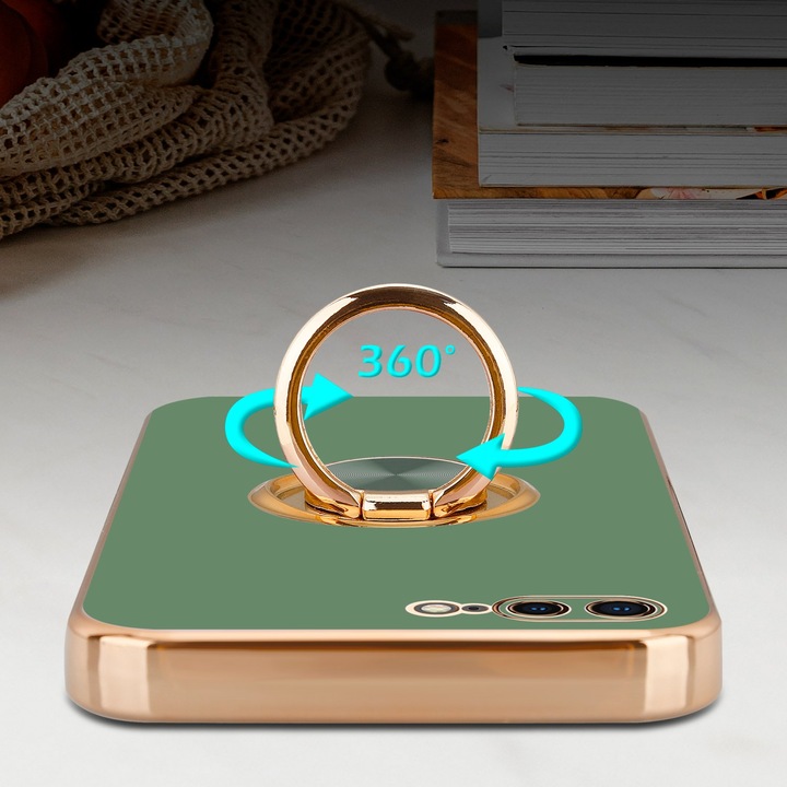 Immagine prodotto Cadorabo Custodia per Apple iPhone 7 PLUS / 7S PLUS / 8 PLUS in TPU con protezione della fotocamera e anello (Apple iPhone 7 Plus, Apple iPhone 7s Plus)