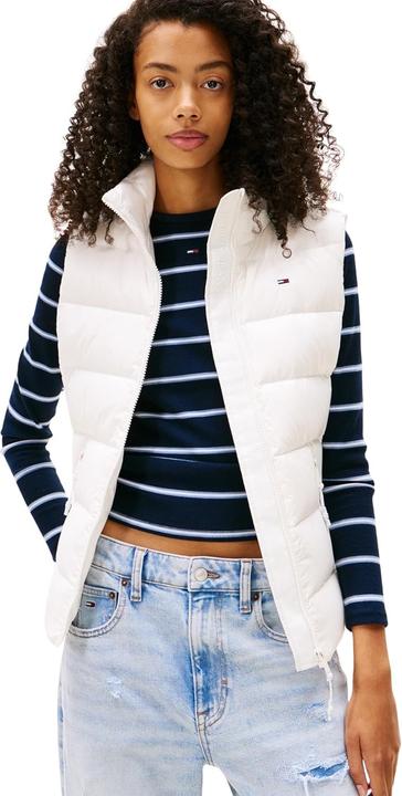 Actual product image Tommy Jeans Slim Zip Print Down Vest (S)