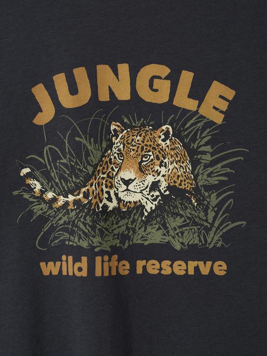 Produktbild Vertbaudet Jungen T-Shirt mit Tierprint, Recycling-Baumwolle (110)