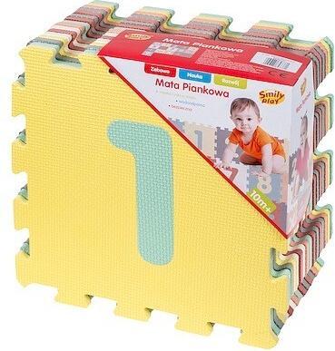 Smily Schaummatte Pastell-Zahlen