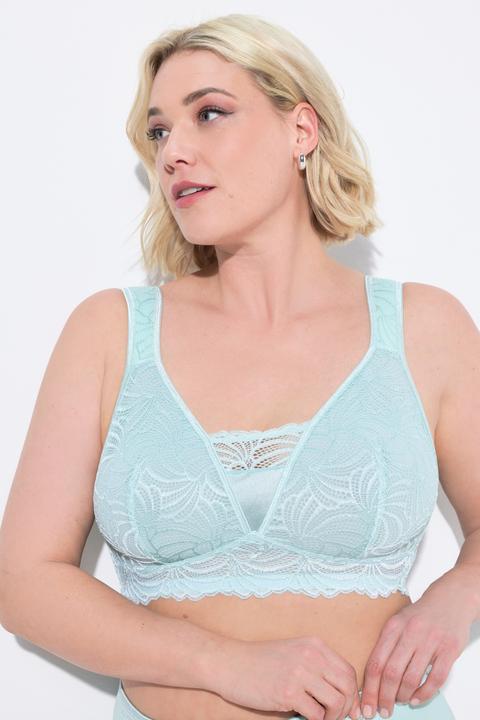 Produktbild Ulla Popken Bralette, Spitze, ohne Bügel, Cup B - F (110 F)