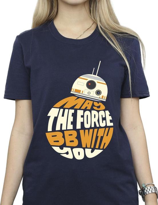 Immagine prodotto Star Wars May The Force BB8 Maglietta Ampia Donna (4XL)