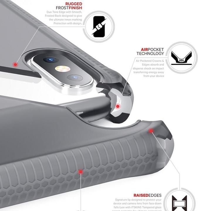 Actual product image Itskins Drop-Protection Cover (Apple iPhone XS Max)