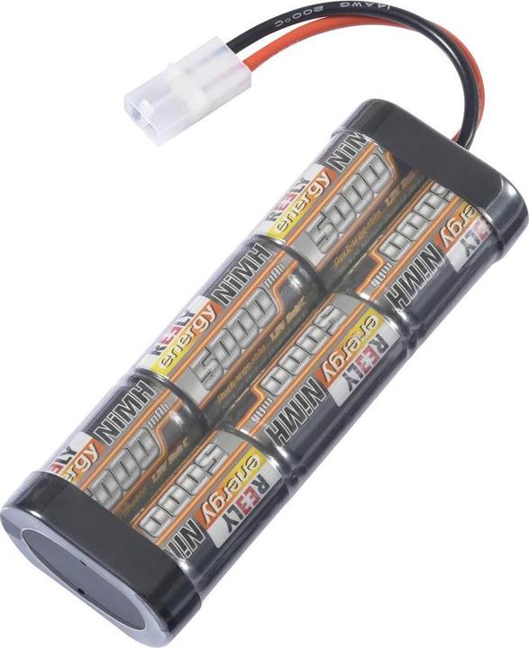 Reely Modellbau-Akkupack (NiMh) 7.2V 5000 mAh Zellen-Zahl: 6 Stick Tamiya (7.20 V, 5000 mAh)