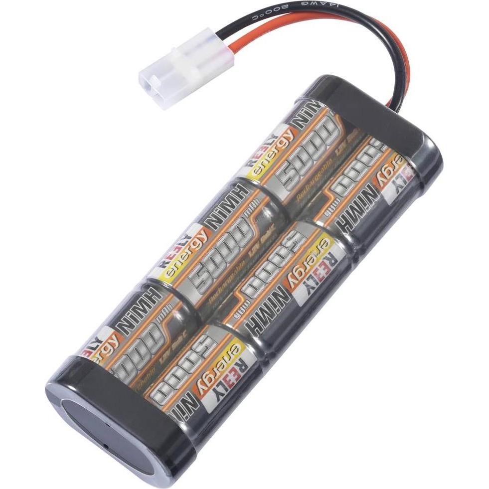 Reely Modellbau-Akkupack (NiMh) 7.2V 5000 mAh Zellen-Zahl: 6 Stick Tamiya (7.20 V, 5000 mAh)