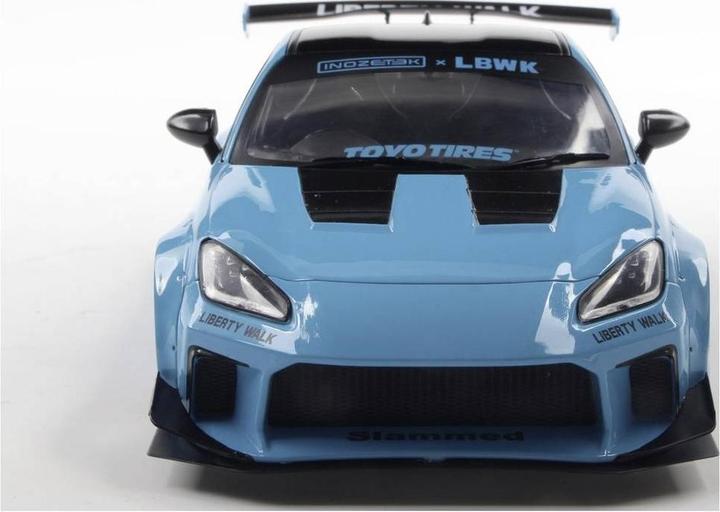 Actual product image Solido 1:18 Toyota GR86 LBWK BODY KIT blau