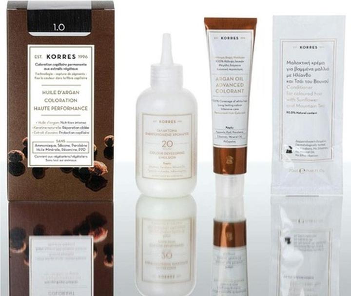 Immagine prodotto Korres Colore per capelli all'olio di argan (10 Nero)