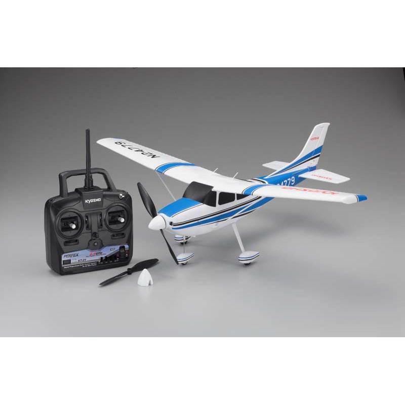 Kyosho aiRium CESSNA 182 SKYLANE VE29 readyset Blue - buy at