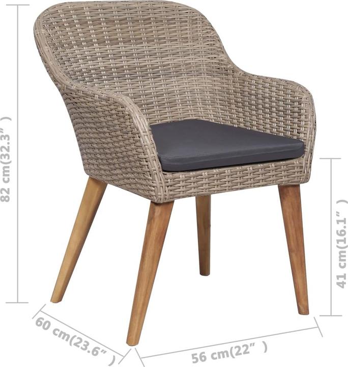 Produktbild vidaXL Gartenmöbel-Set (200 x 100 x 74 cm)