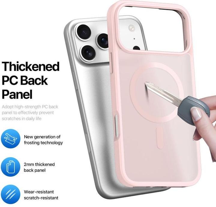 Immagine prodotto Dux Ducis DUCIS iPhone 17 Pro Max Case with MagSafe - Pink (Apple iPhone 17 Pro Max)