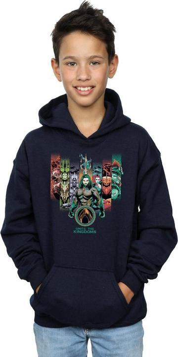 Actual product image Boys Aquaman Unite The Kingdoms Hoodie (116)