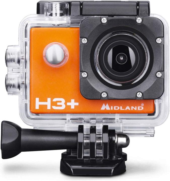 Immagine prodotto Midland H3+ Angolo di visione orizzontale della dashcam max. 120° Batteria, WLAN (Display integrato, WiFi, Full HD)