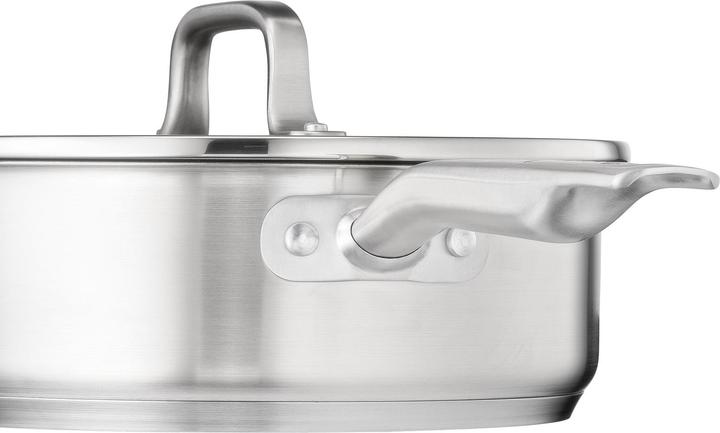 Produktbild Tefal Virtuoso Hapjespan met deksel 24 cm (24 cm, Bratpfanne, Edelstahl)