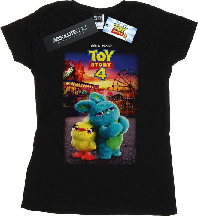Immagine prodotto Disney Toy Story 4 Ducky And Bunny Poster Maglietta Donna (M)
